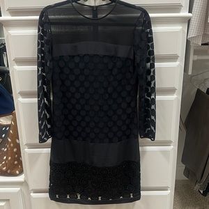 Diane Von Furstenberg Black Polka Dot Dress